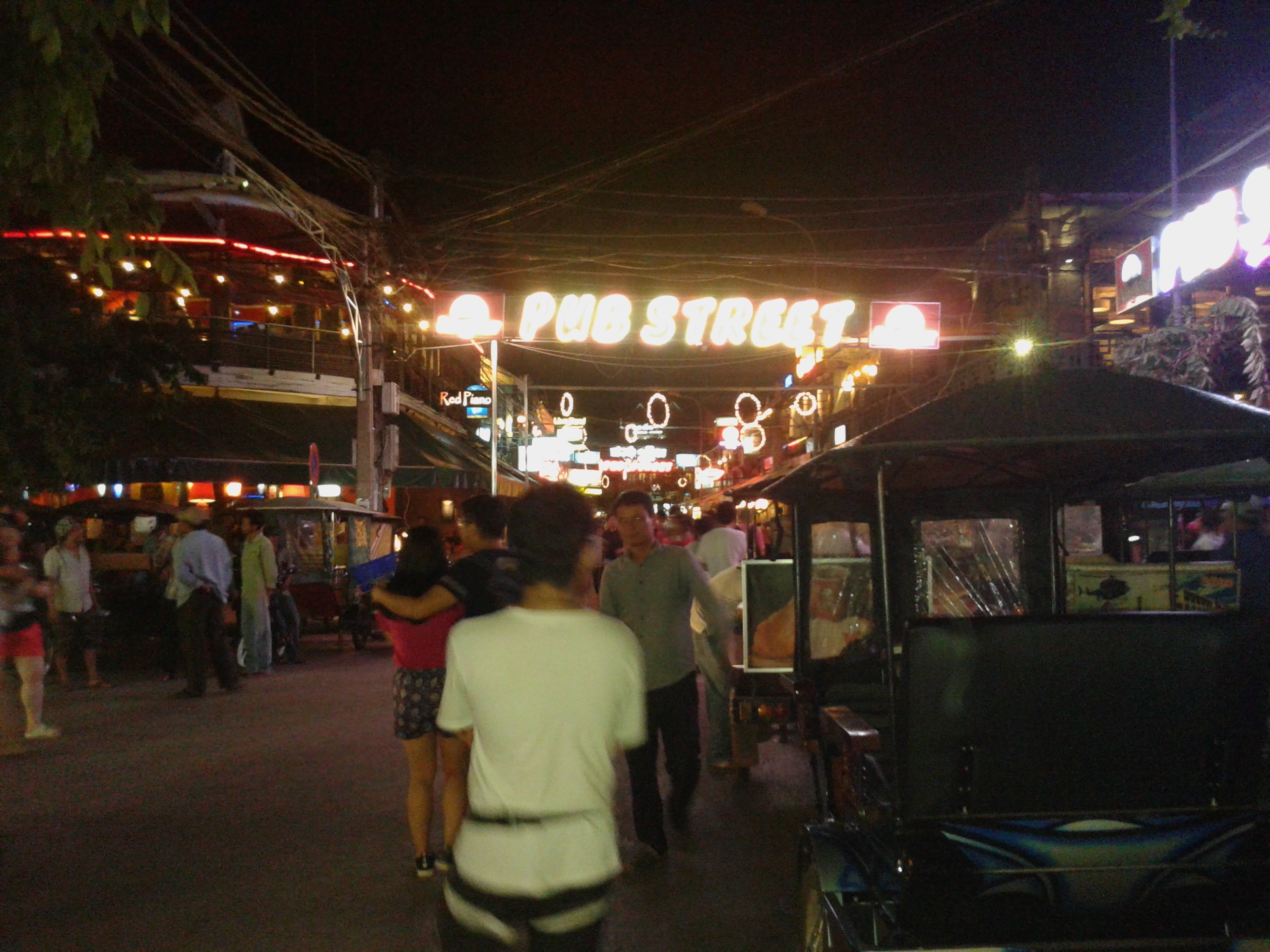 Pub Street di Siem Riep (Dokumentasi pribadi)