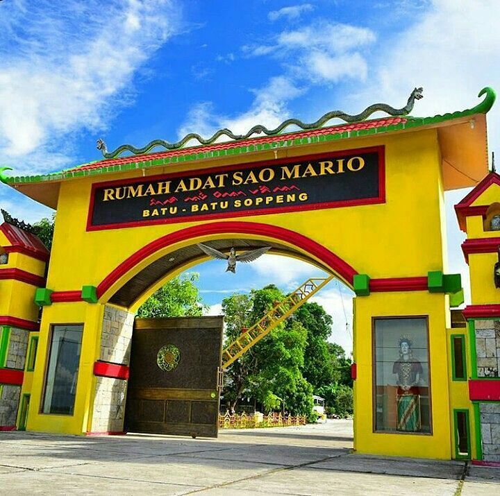 Rumah Adat Sao Mario via Instagram exploresoppeng