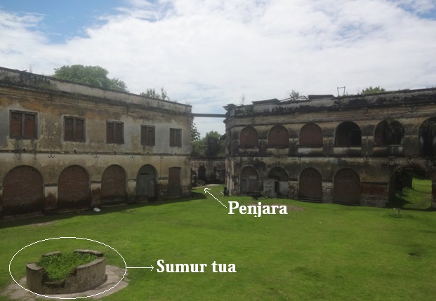 Sumur tua yang terletak di bagian barat lapangan timur tempat mengubur para pejuang Indonesia