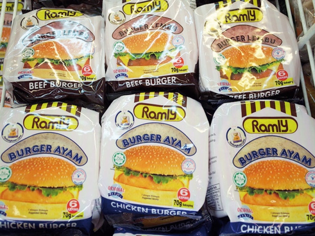 Produk Burger Ramly (Sumber : sinarharian.com.my)
