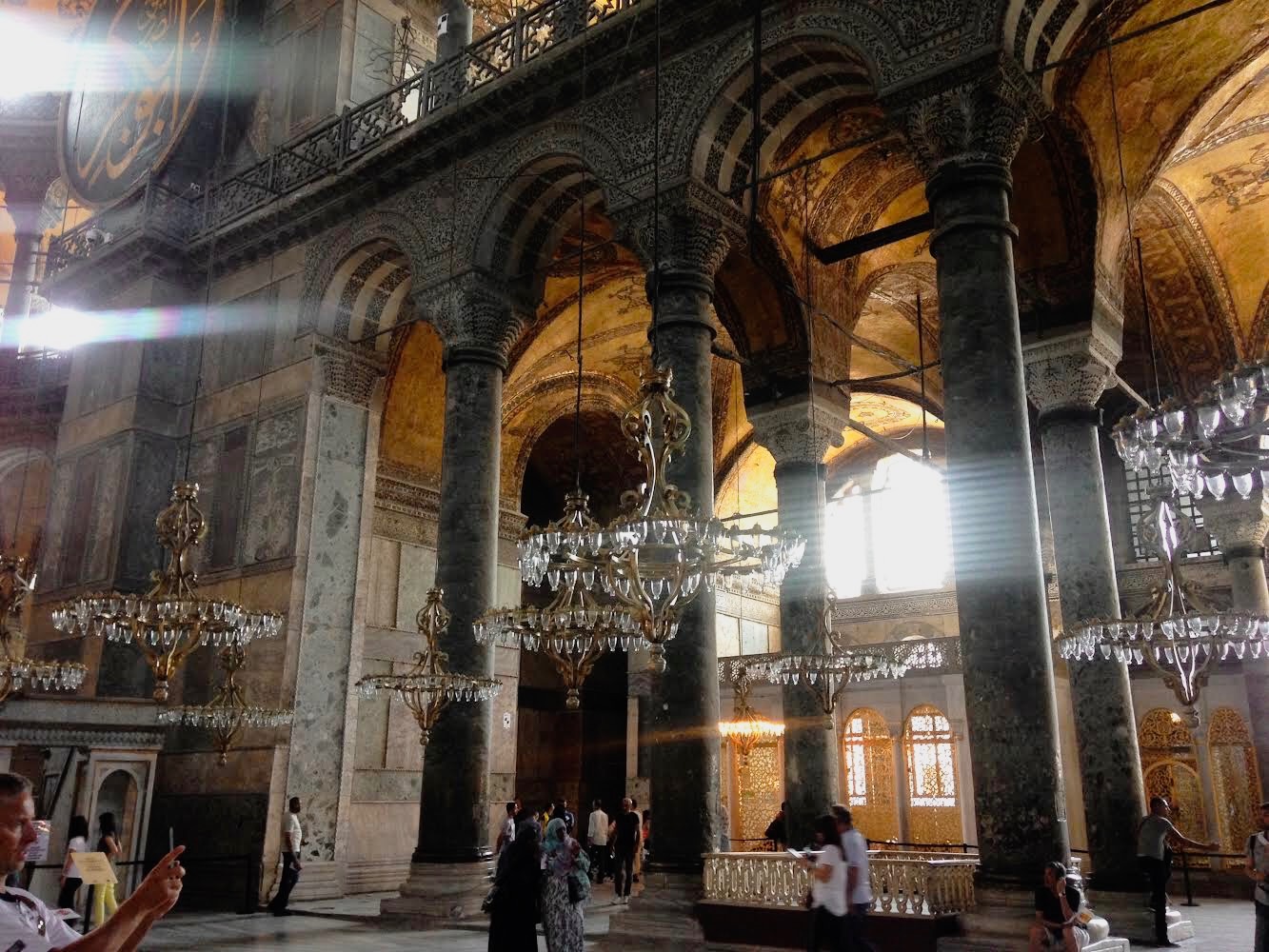 Interior Hagia Sophia via dokumen pribadi