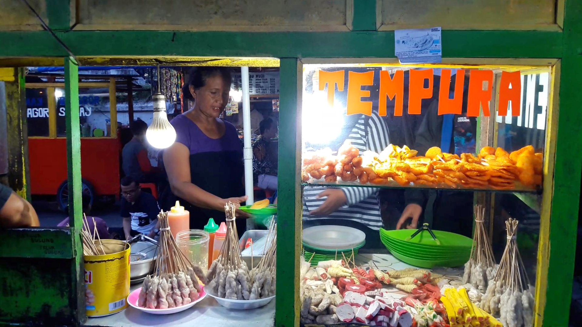 Gerobak tempura Alkid via Annissa Saputri