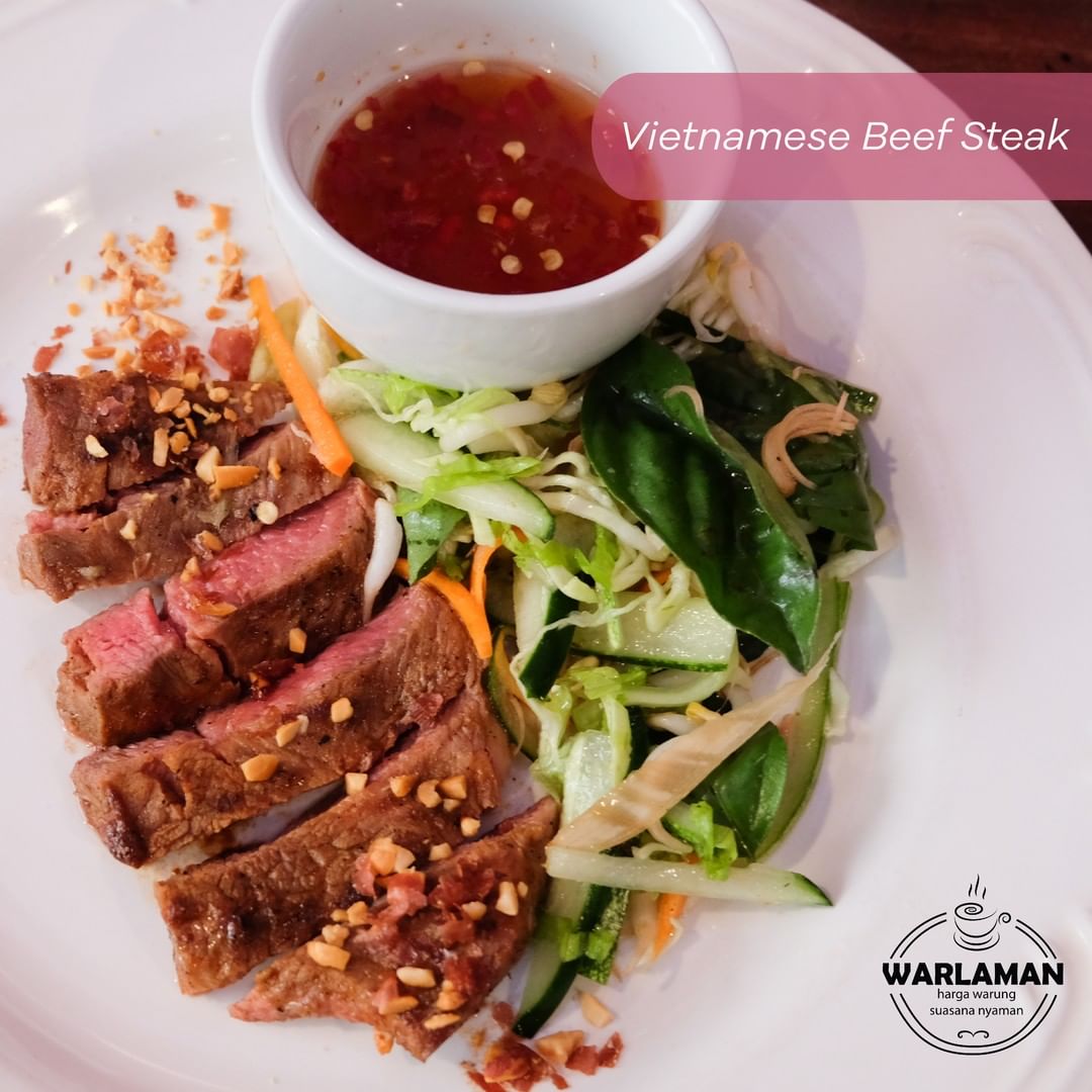 Vietnamese Beef Steak, menu buat kamu yang ingin sedikit mewah - via instagram/@warlamanbdg