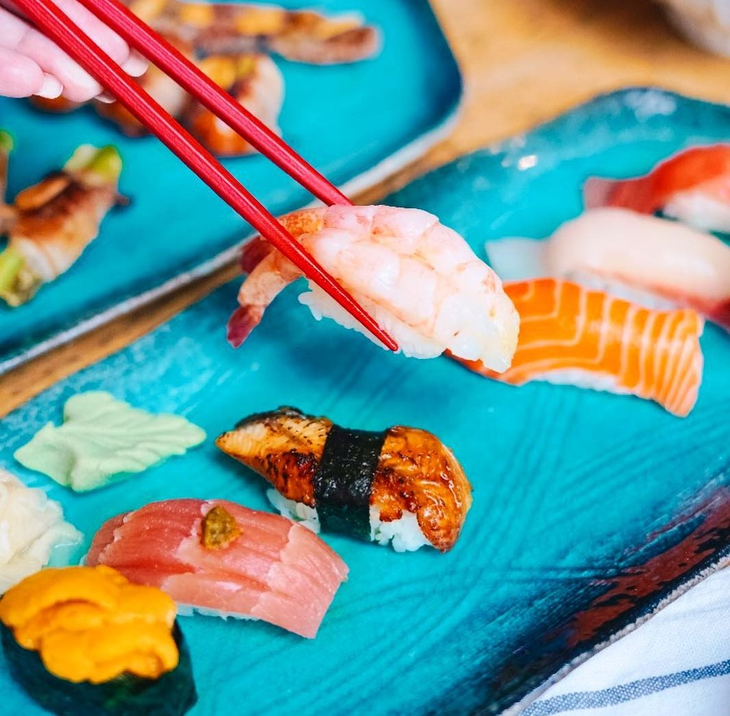 Moriawase Sushi, satu plate beragam rasa - via instagram/@kanpai_id